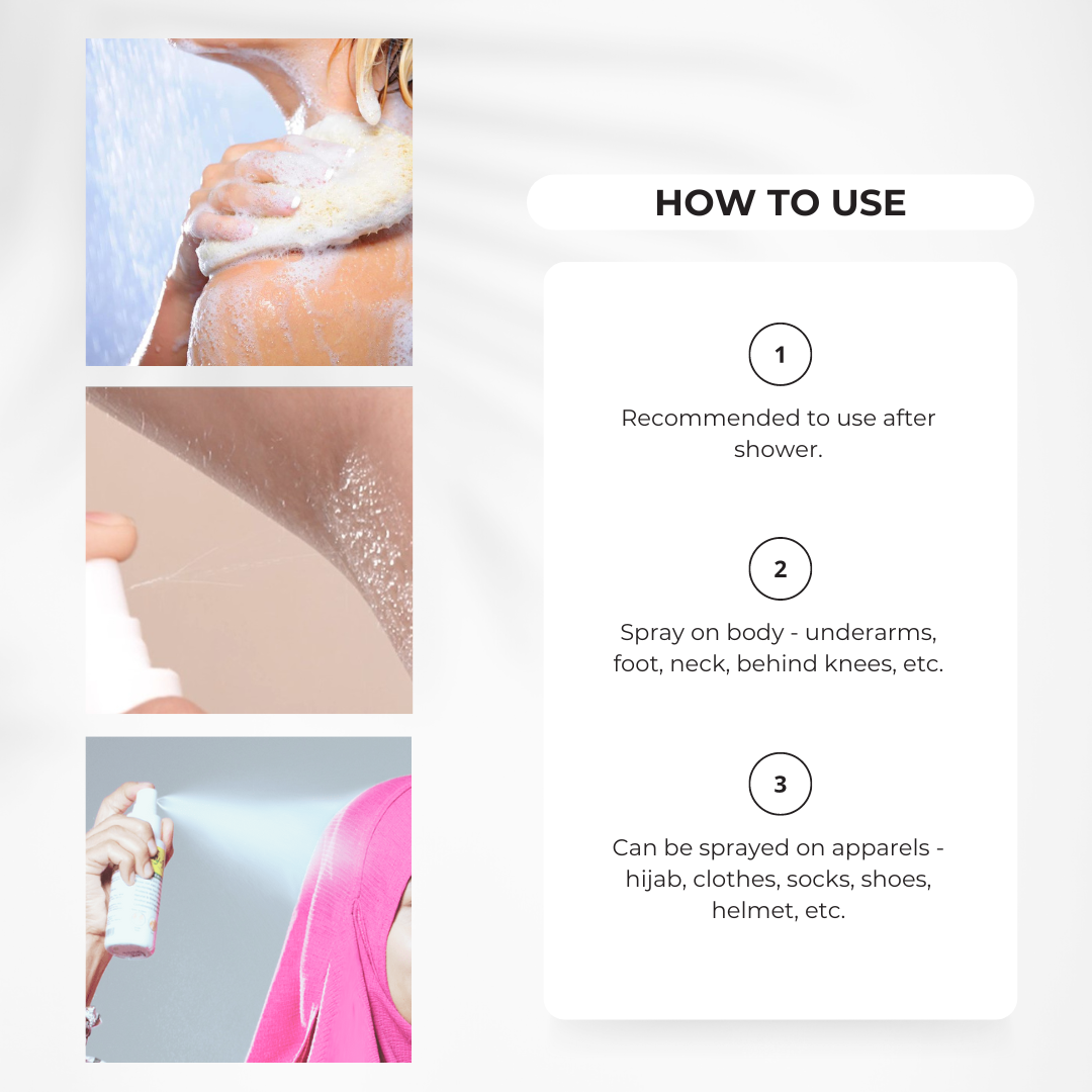 Smelly No More Deodorant Spray with Vanilla and Bergamot Total Image